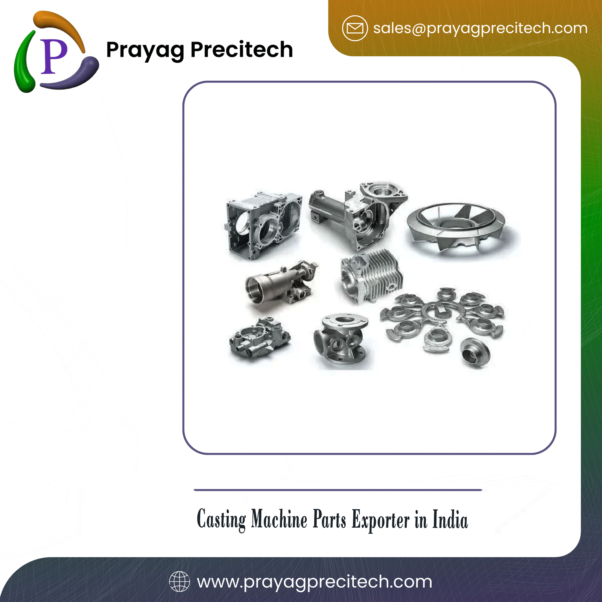 Casting Machine Parts Exporter in India