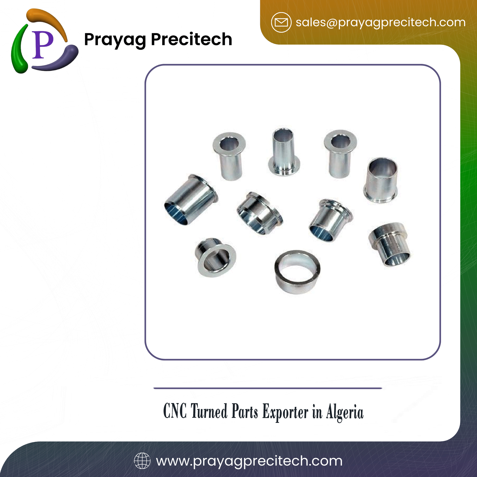 CNC Turned Parts Exporter in Algeria