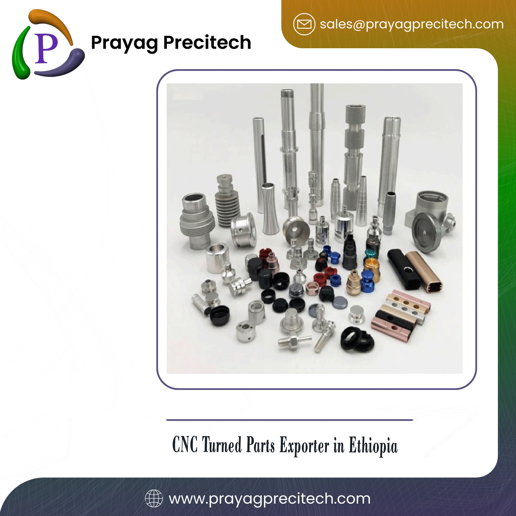 CNC Turned Parts Exporter in Ethiopia