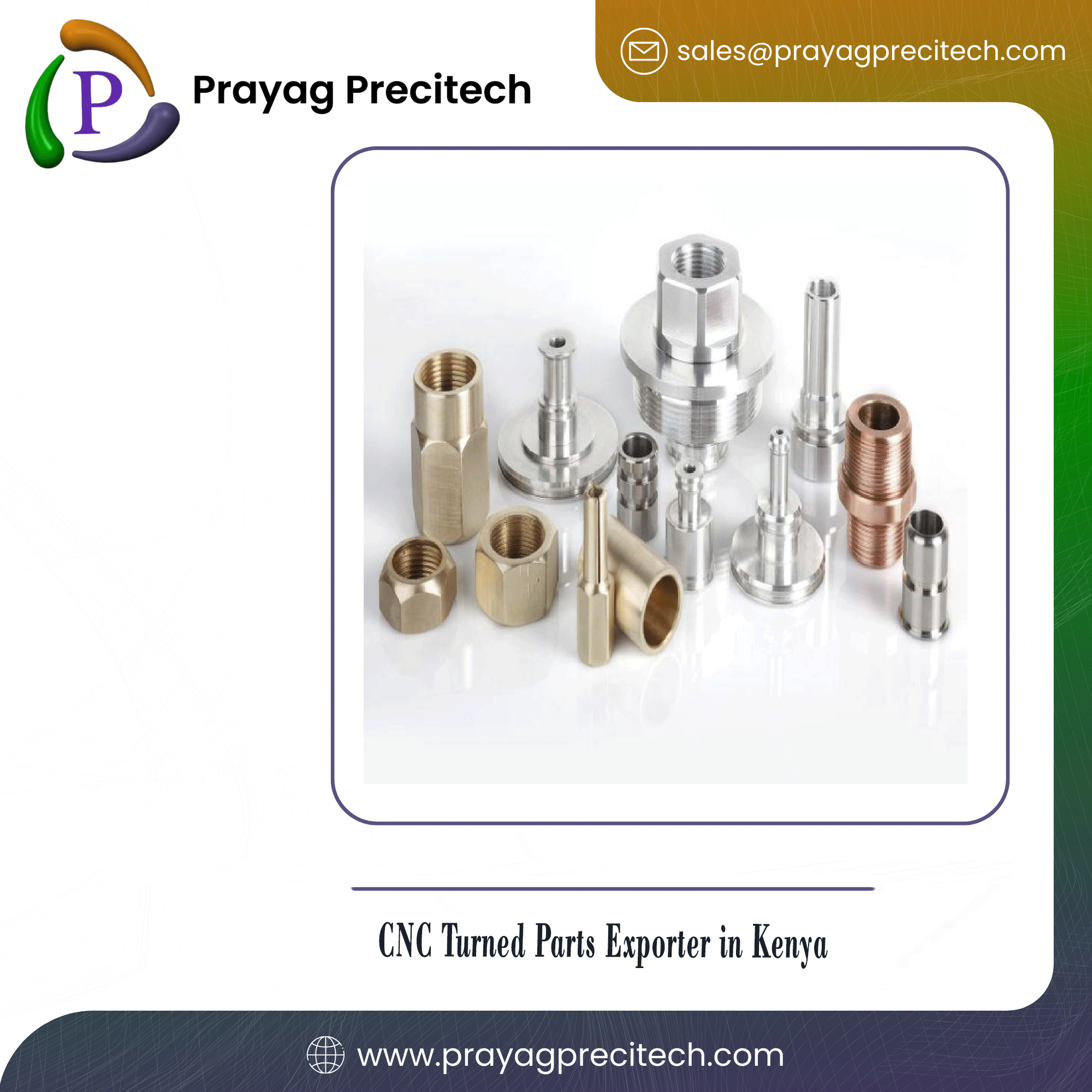 CNC Turned Parts Exporter in Kenya
