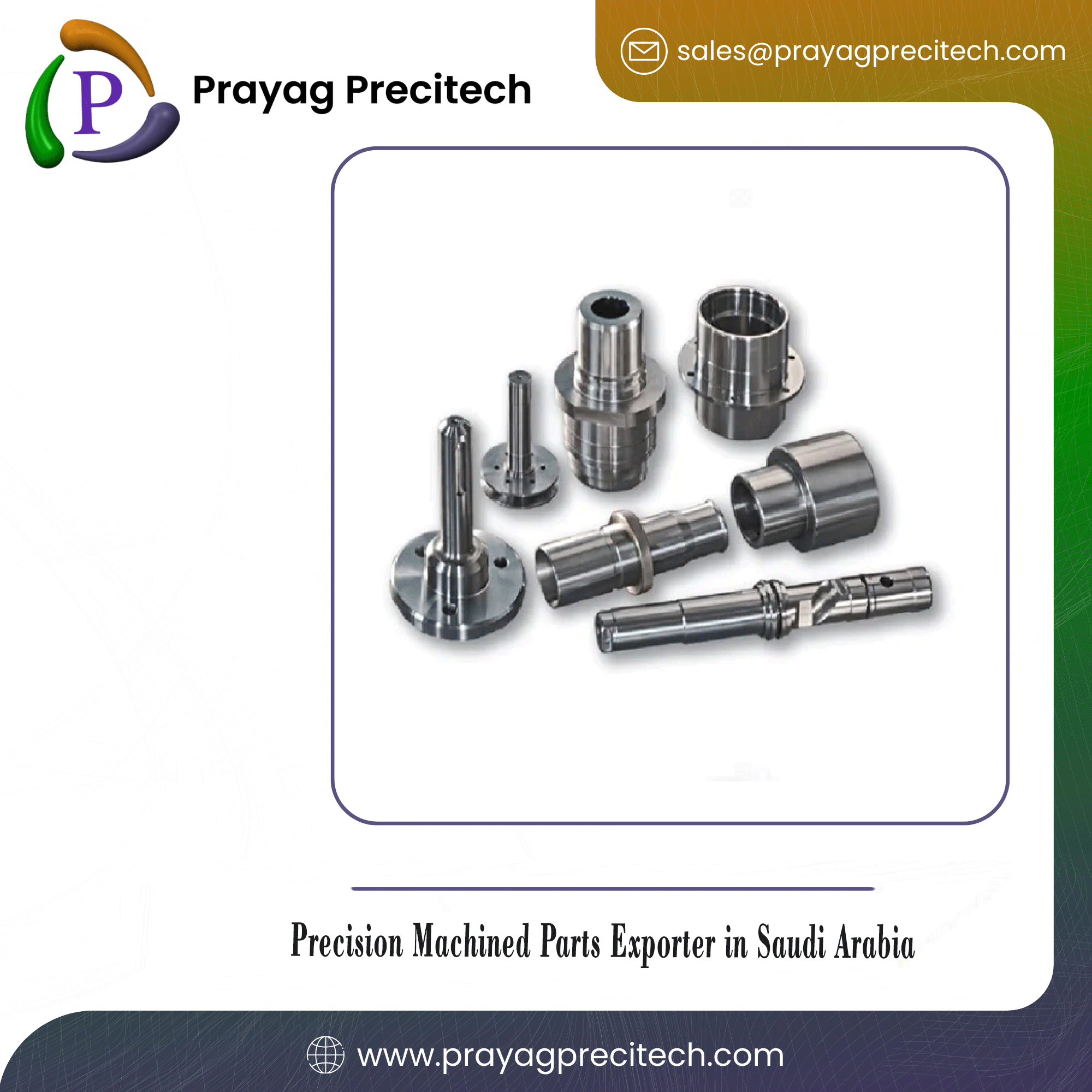 Precision Machined Parts Exporter in Saudi Arabia